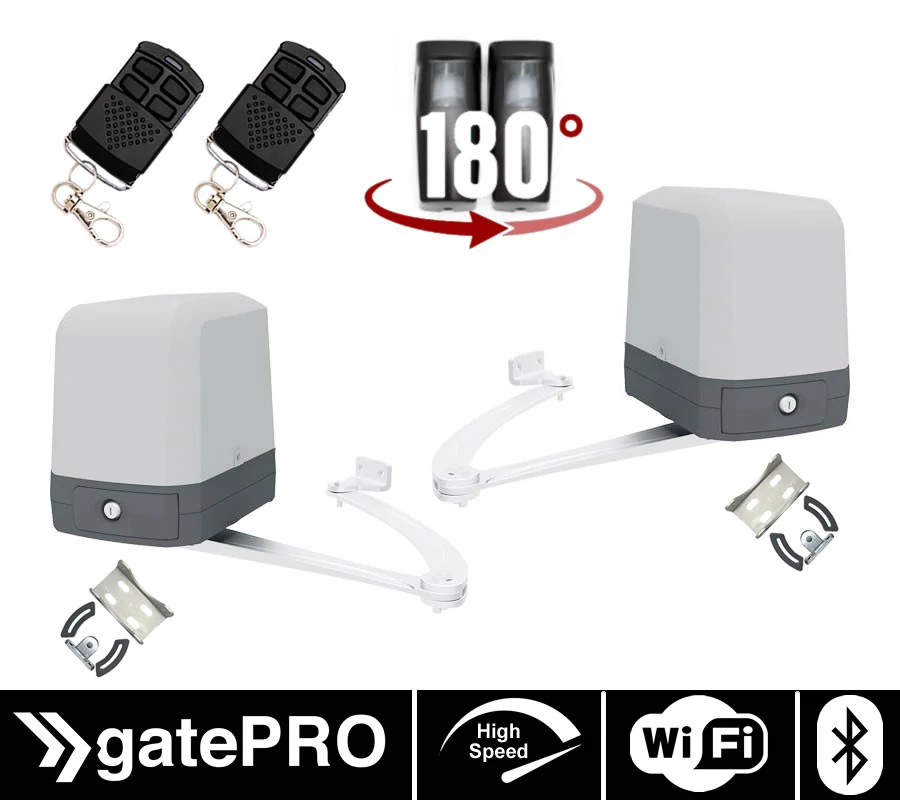 gatePRO PAPILLON WiFi 250 karos kétszárnyú kapunyitó szett-image