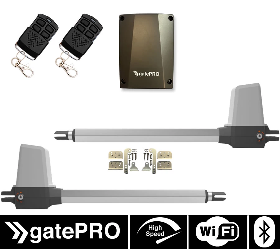 gatePRO TERRIER WiFi 200 ECO kétszárnyú kapunyitó szett-image